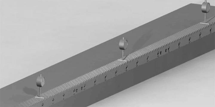 齒條安裝步驟四 齒條安裝步驟四